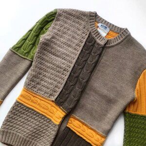Moschino Y2K Patchwork Cardigan